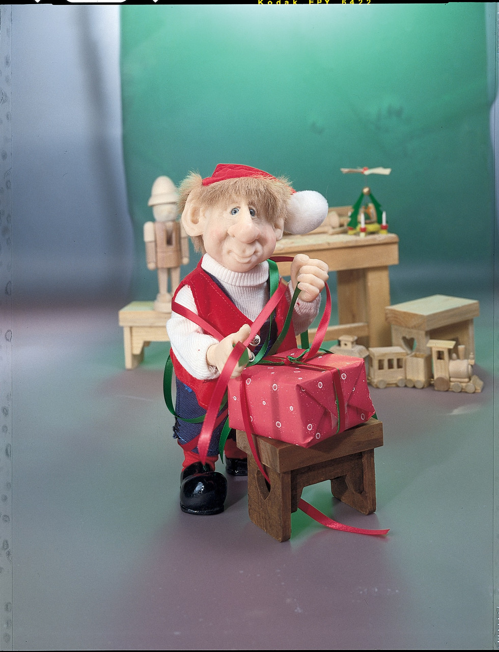 10" Zims The Elves Themselves Raymond Collectible Christmas Elf Figure